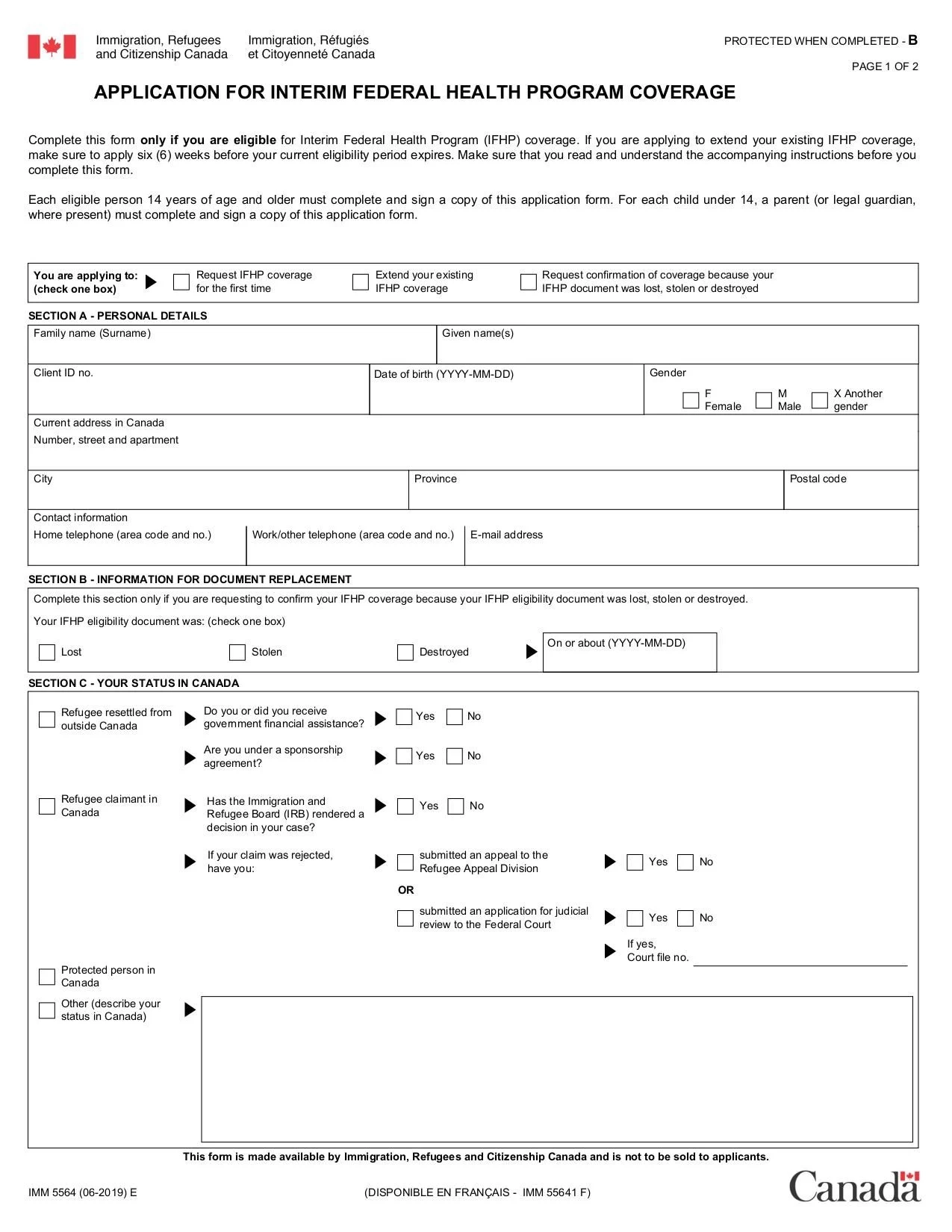 IMM 5564 E Fill And Sign Online With Lumin