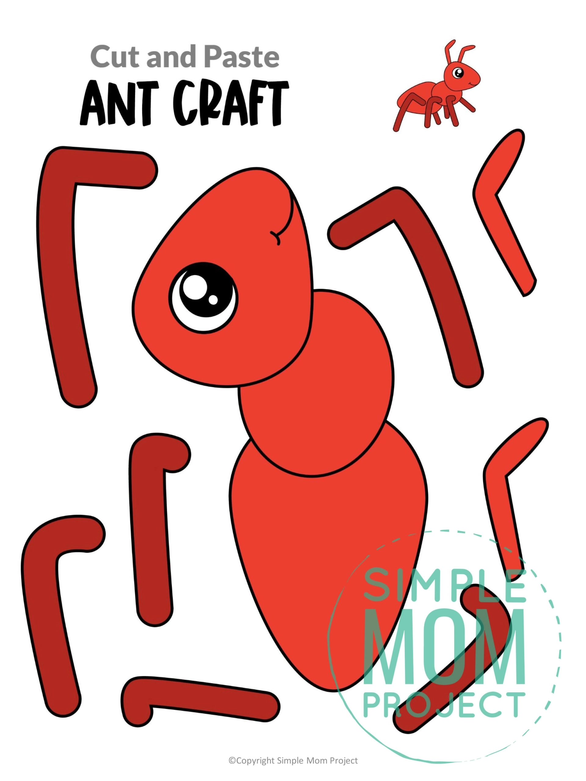 Insect amp Bug Crafts Mega Bundle 24 Printable Cut amp Paste 