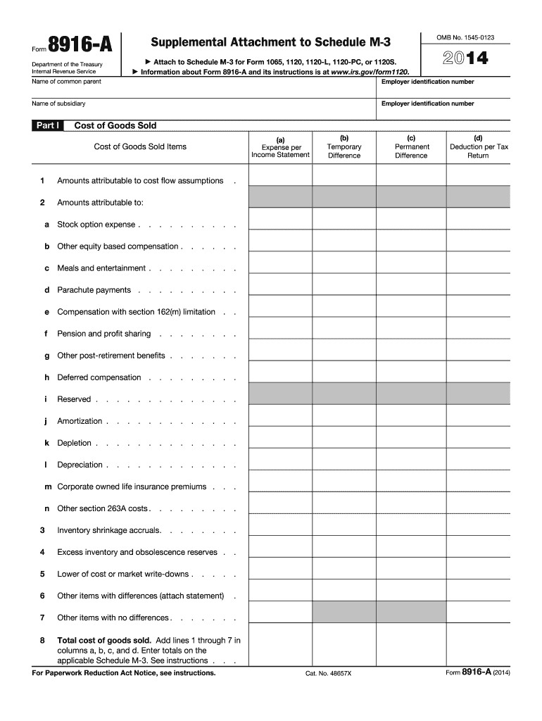 Instructions For Schedule M 3 Form 1120 L 2017 IRS gov 