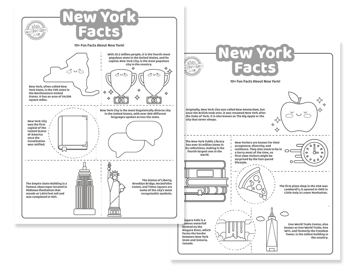 Interesting Facts About New York State And NYC Kids Activities Blog