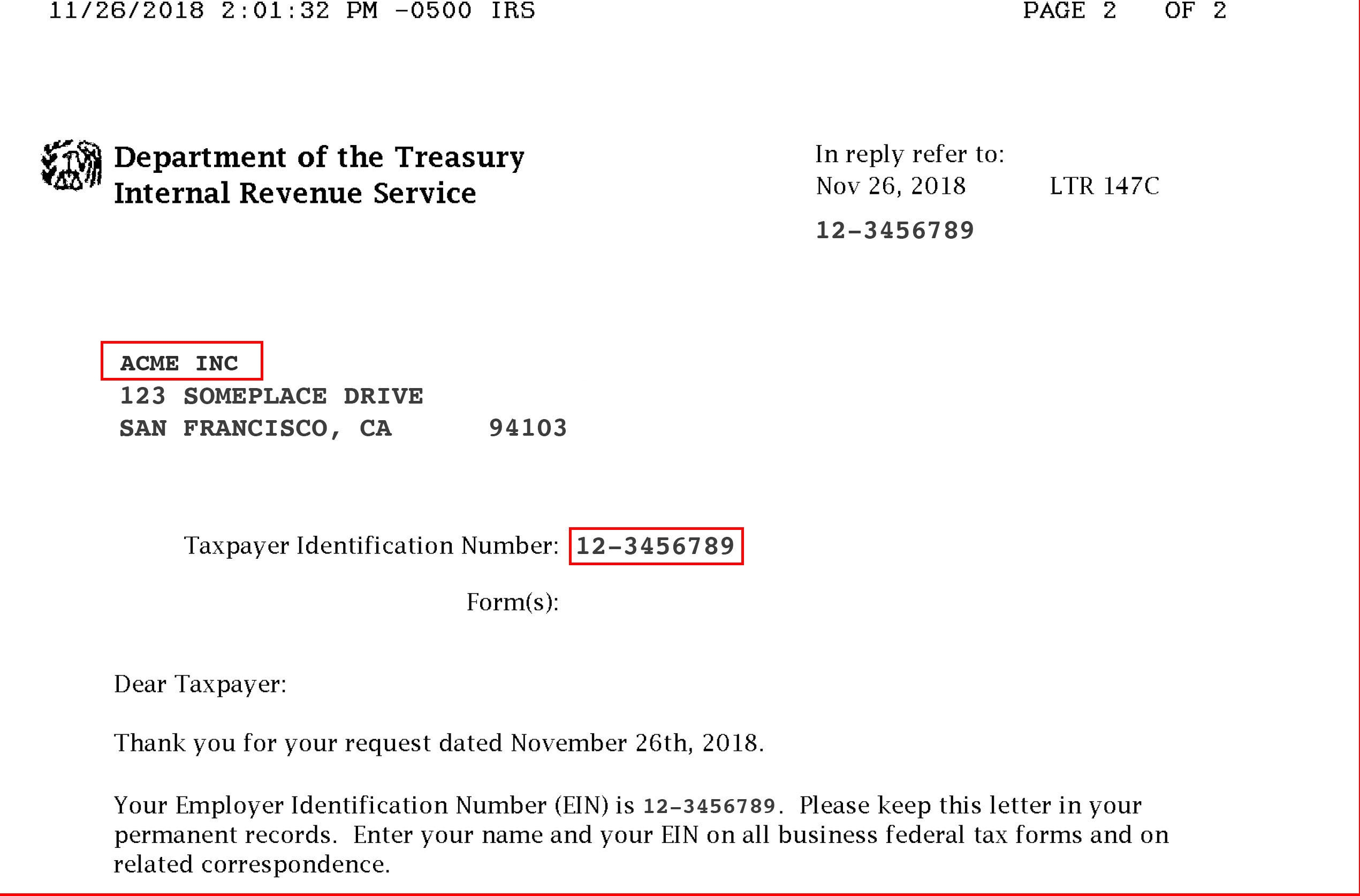 Irs Form Cp 575 Or 147c