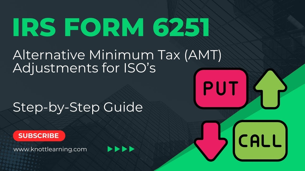 What Is Irs Form 6251