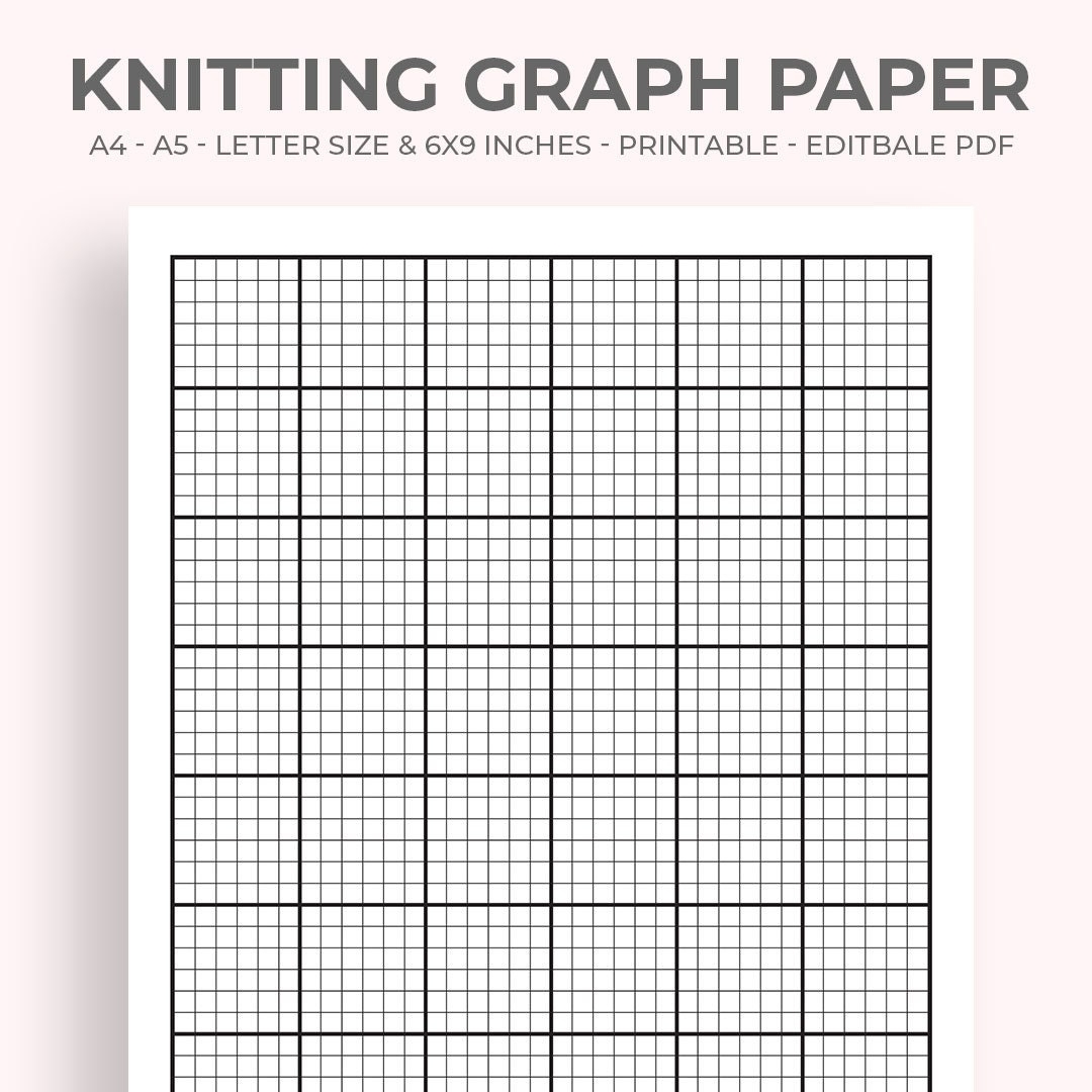 Free Printable Knitting Graph Paper