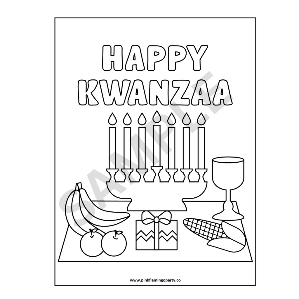 Free Printable Kwanzaa Coloring Pages