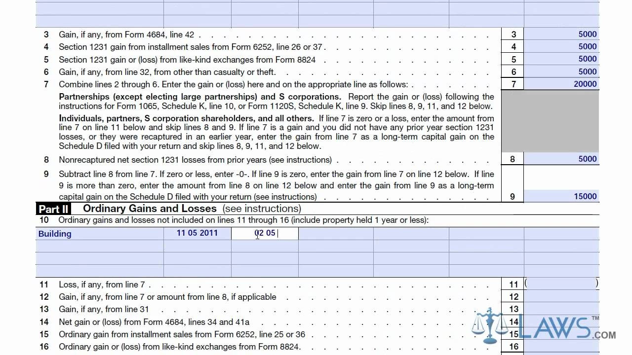 Learn How To Fill The Form 4797 Sales Of Business Property