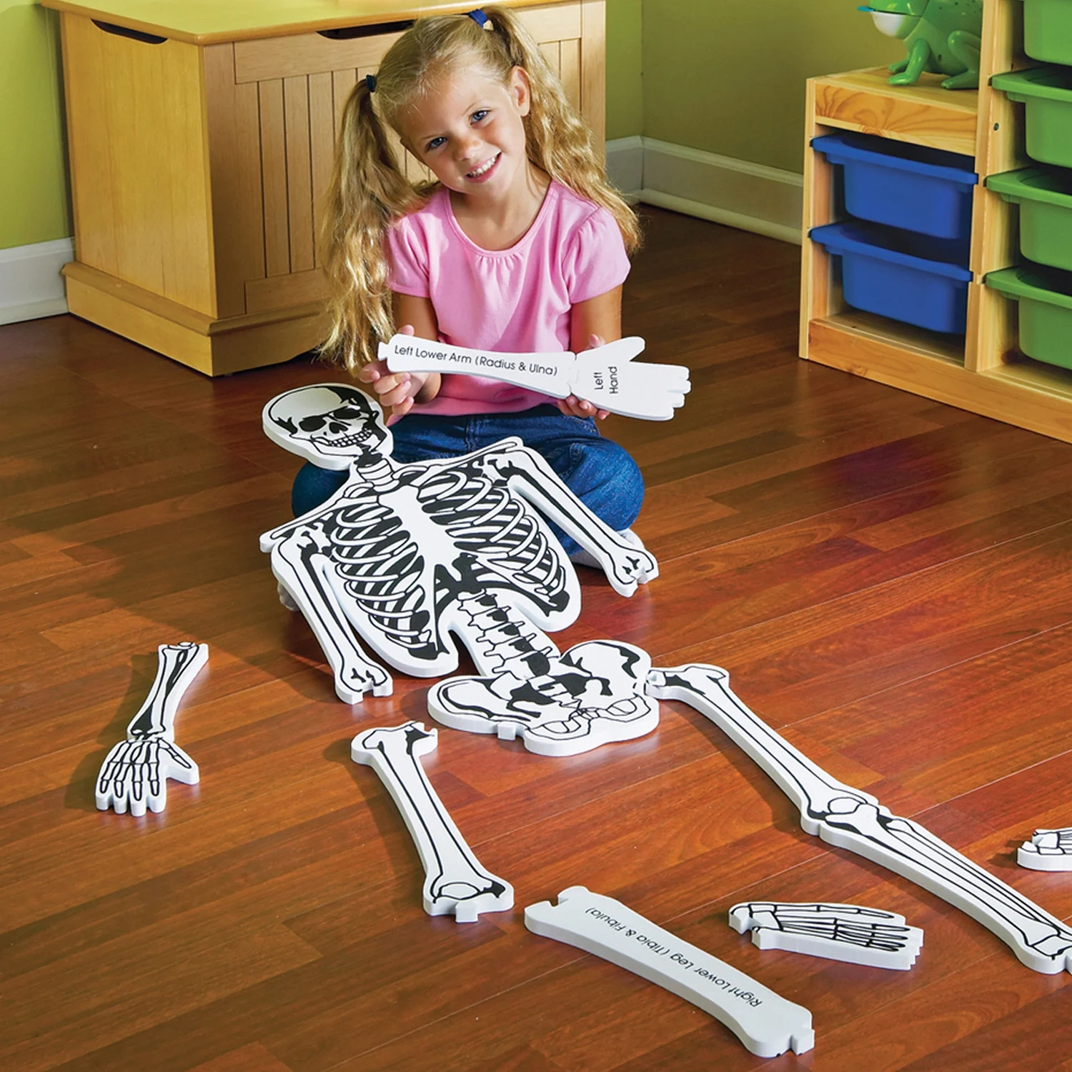 Learning Resources Skeleton Foam Floor Puzzle Human Anatomy 