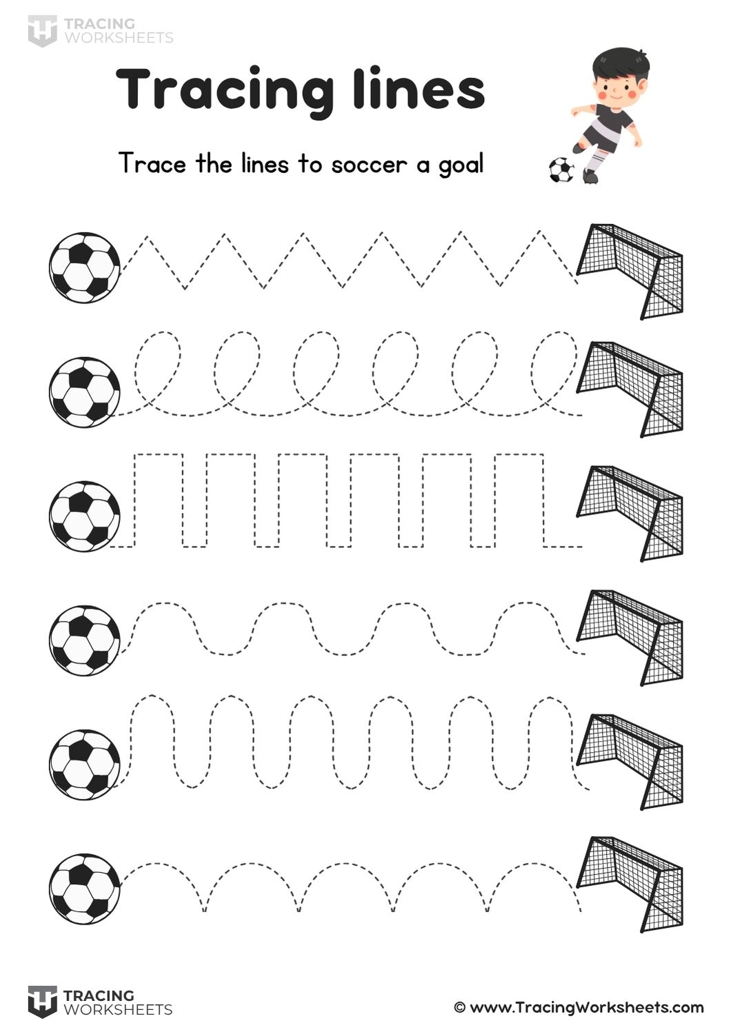 Printable Tracing Worksheets For Kids