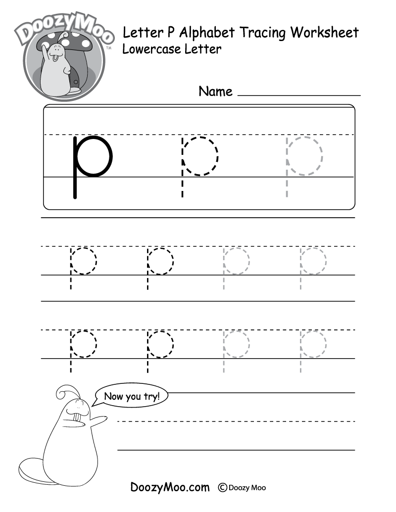 Printable Letter P Tracing Worksheets