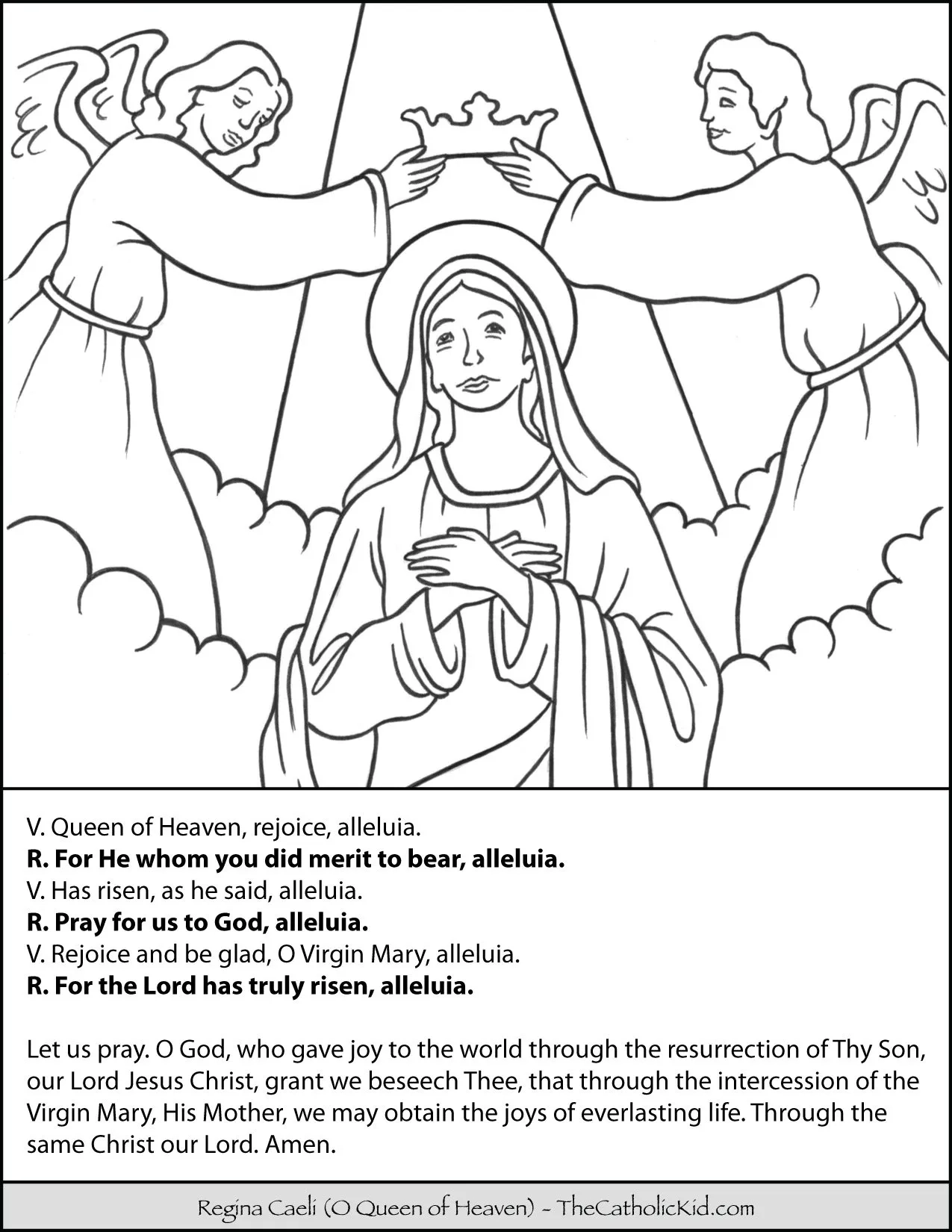 Mary Archives The Catholic Kid Catholic Coloring Pages And 