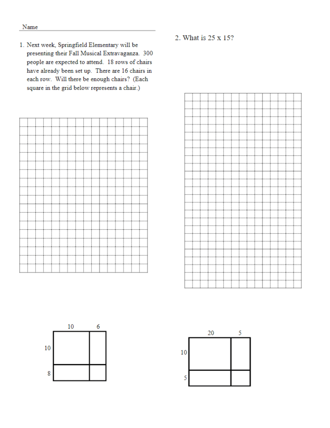 MathFactLab 2 Digit By 2 Digit Multiplication Worksheet With 