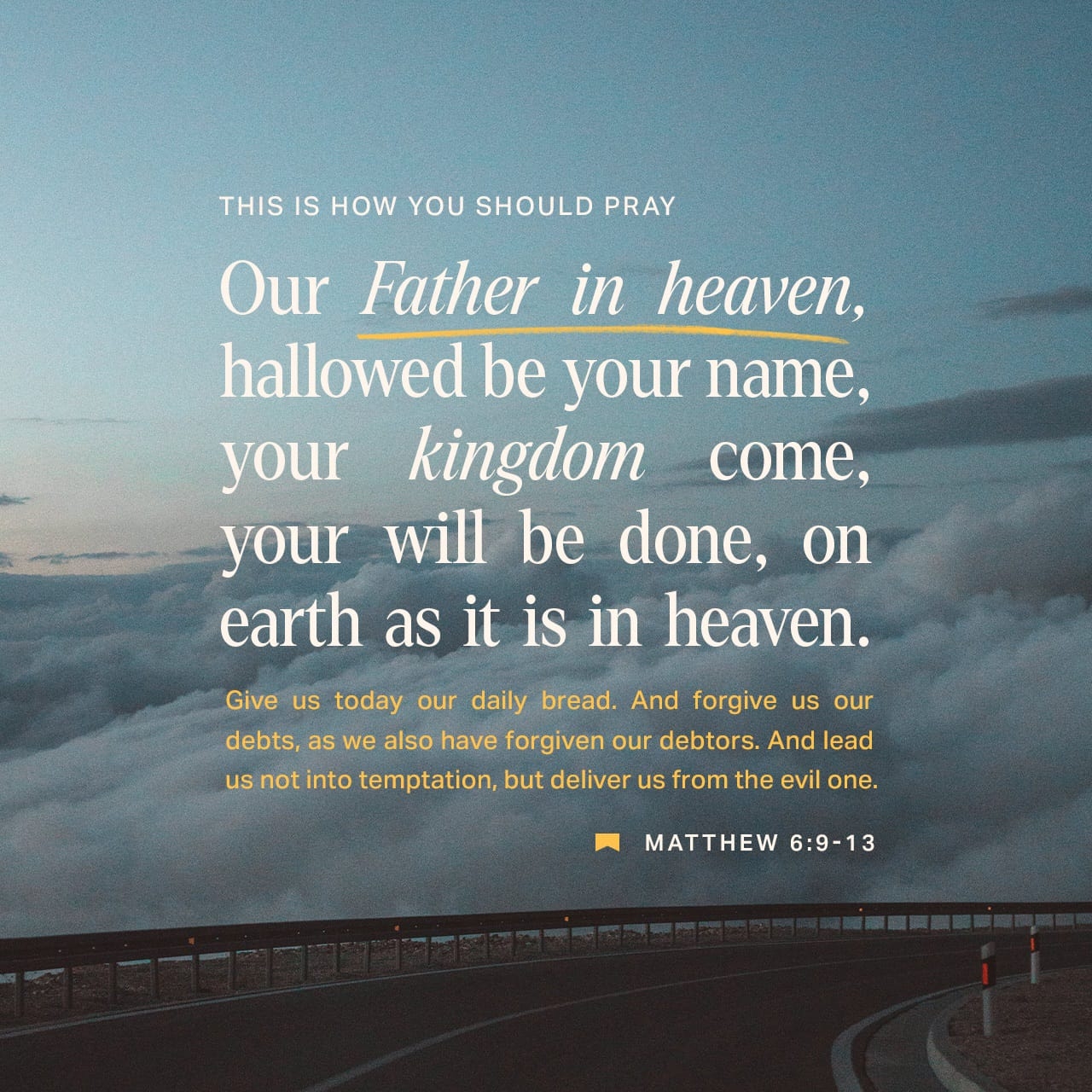 Matthew Chapter 6 Printable