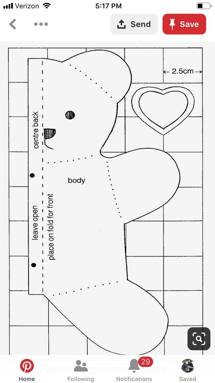 Memory Bear Pattern Free Teddy Bear Sewing Pattern Bear 