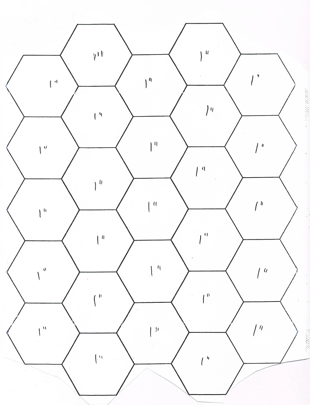 Free Printable Hexagon Patterns