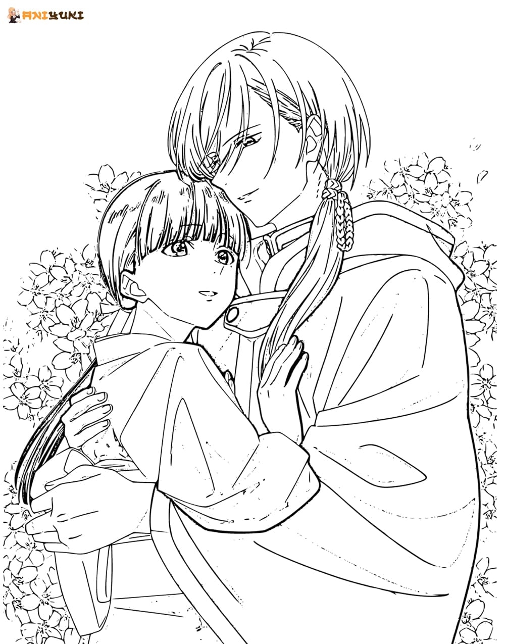My Happy Marriage Coloring Pages AniYuki Anime Portal