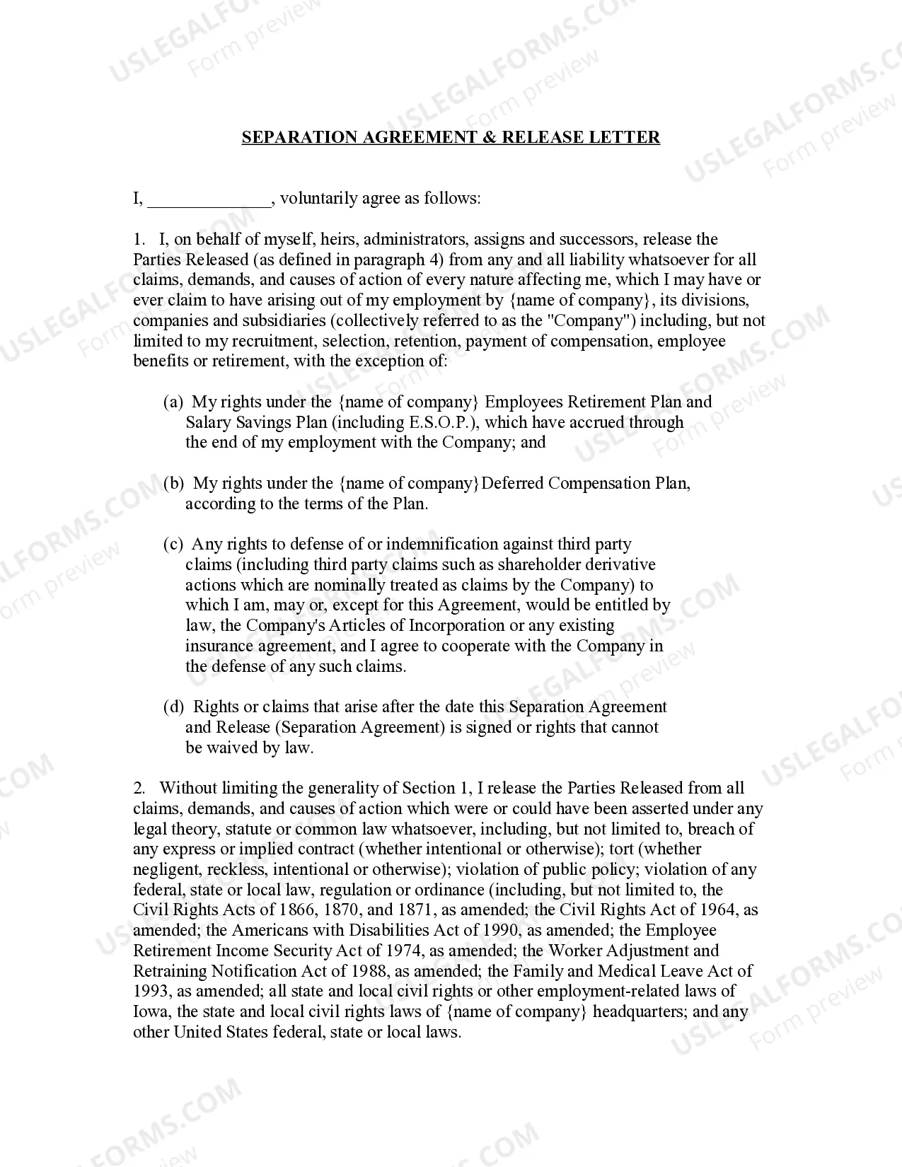 New Hampshire Separation Confidentiality And Noncompetition 