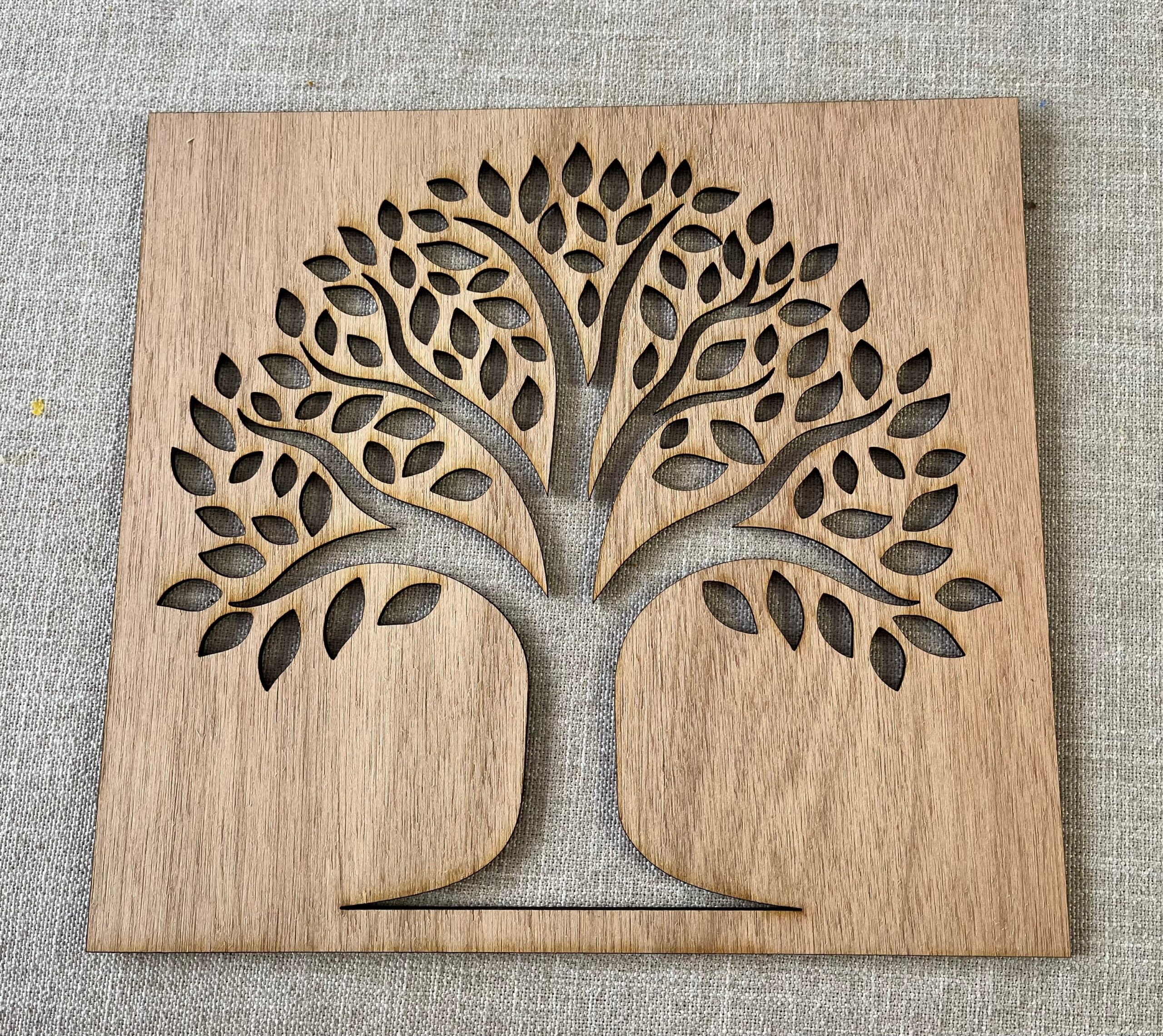 NEW Large Tree Of Life Stencil Make A Wood Sign