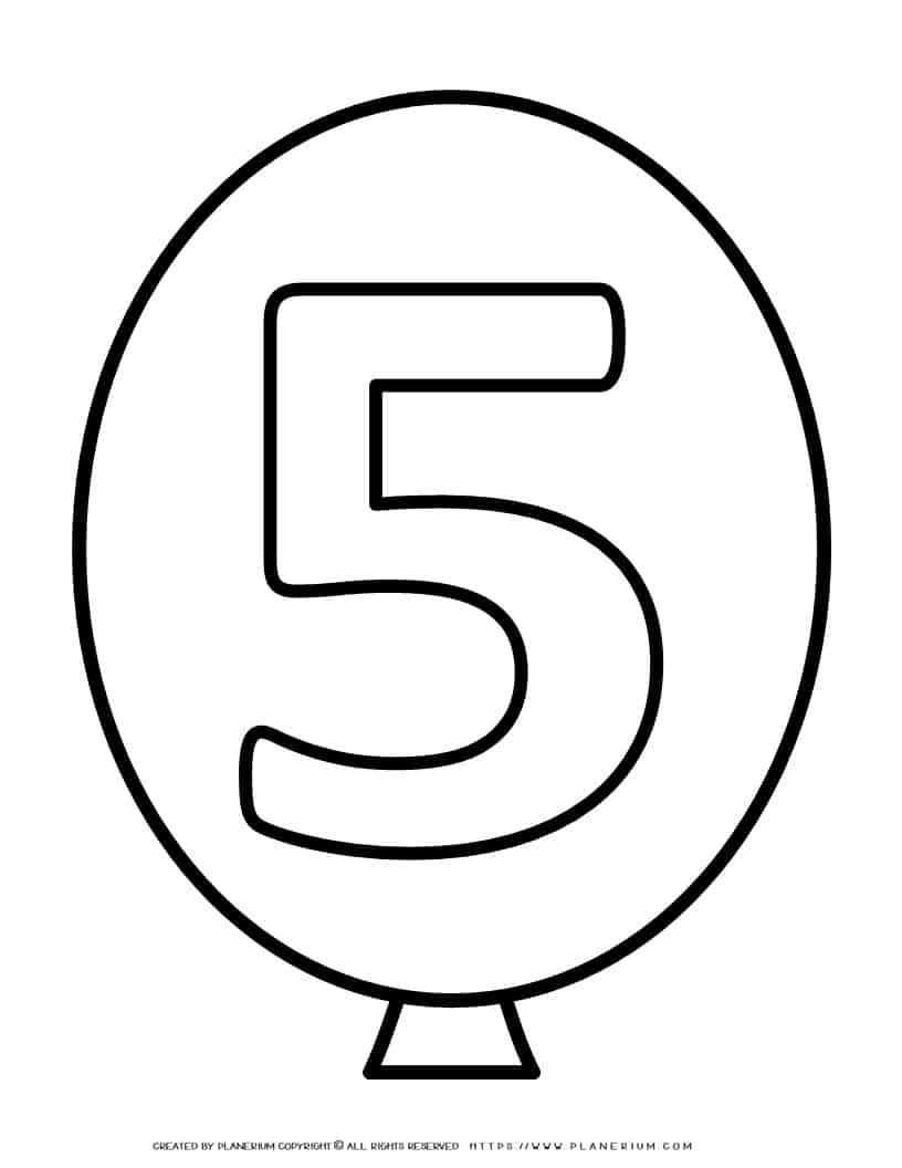 Number 5 Worksheets For Preschoolers Worksheets Library