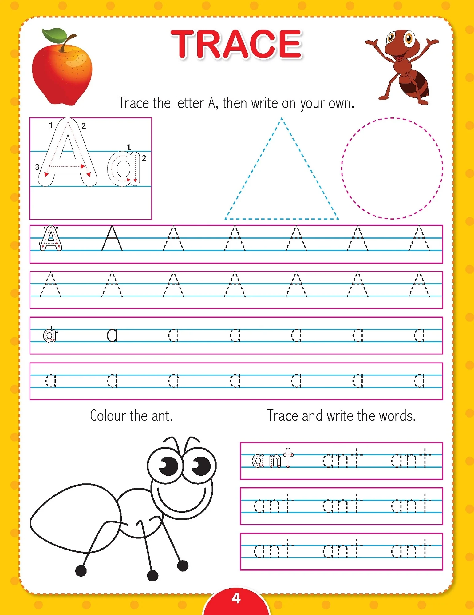 Kids Worksheet For Nursery