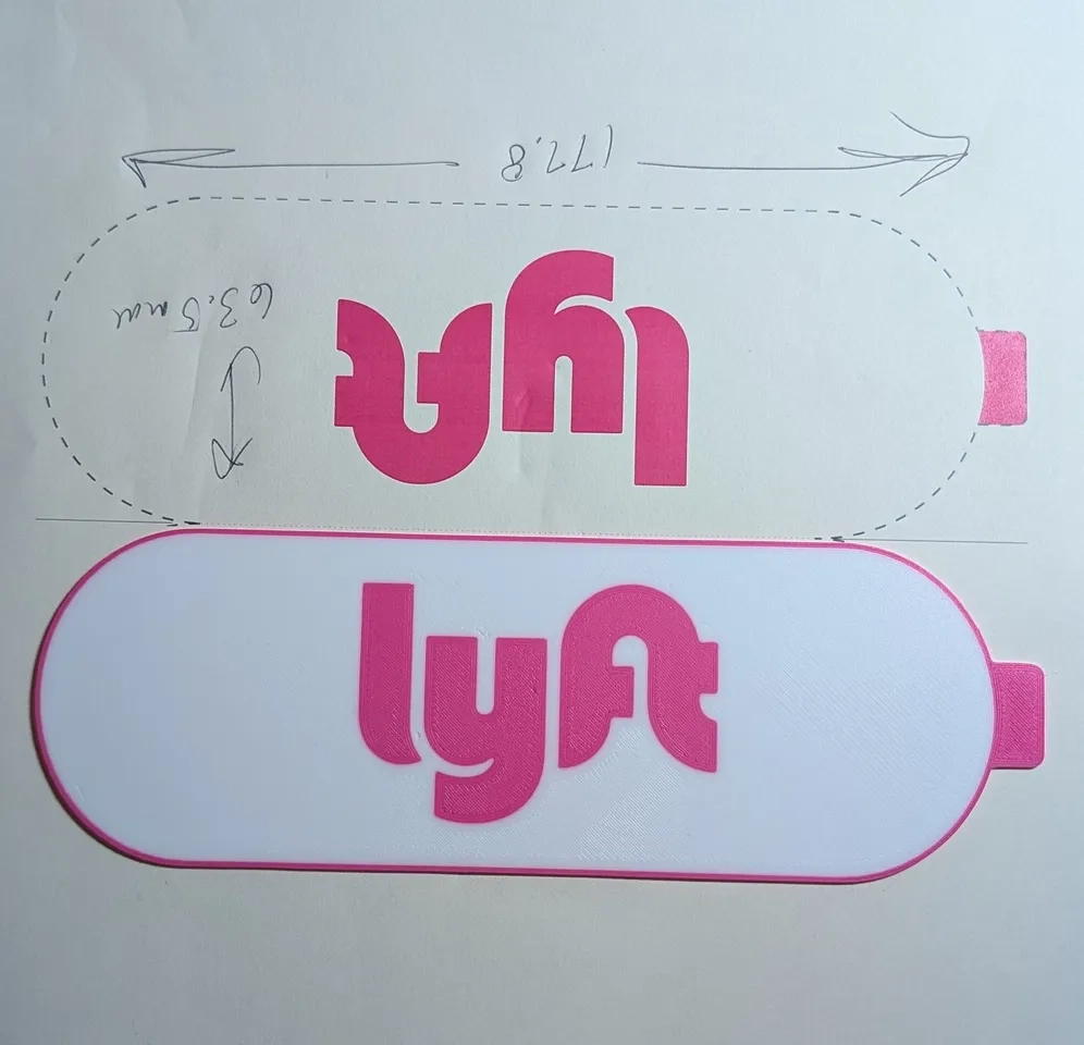 Official Lyft Emblem For Drivers By Petezilla Download Free STL 