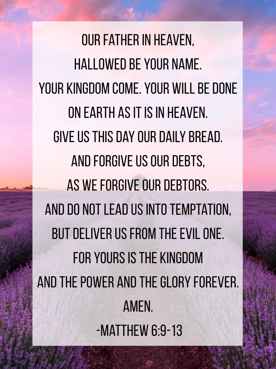 Our Father The Power Of Praying The Lord s Prayer Chasing Vibrance