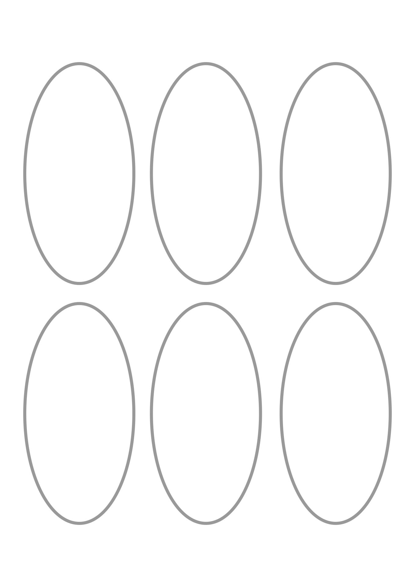 Oval Template 10 Free PDF Printables Printablee