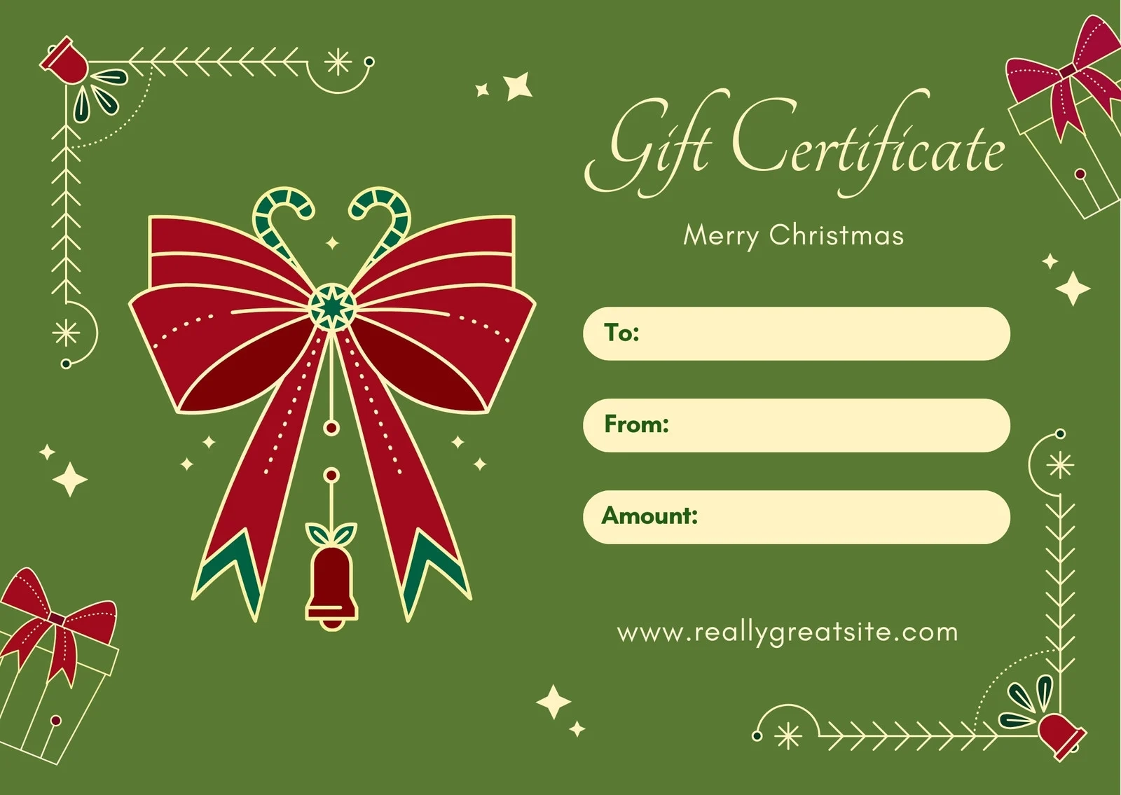 Page 3 Free Printable Gift Certificate Templates To Customize 