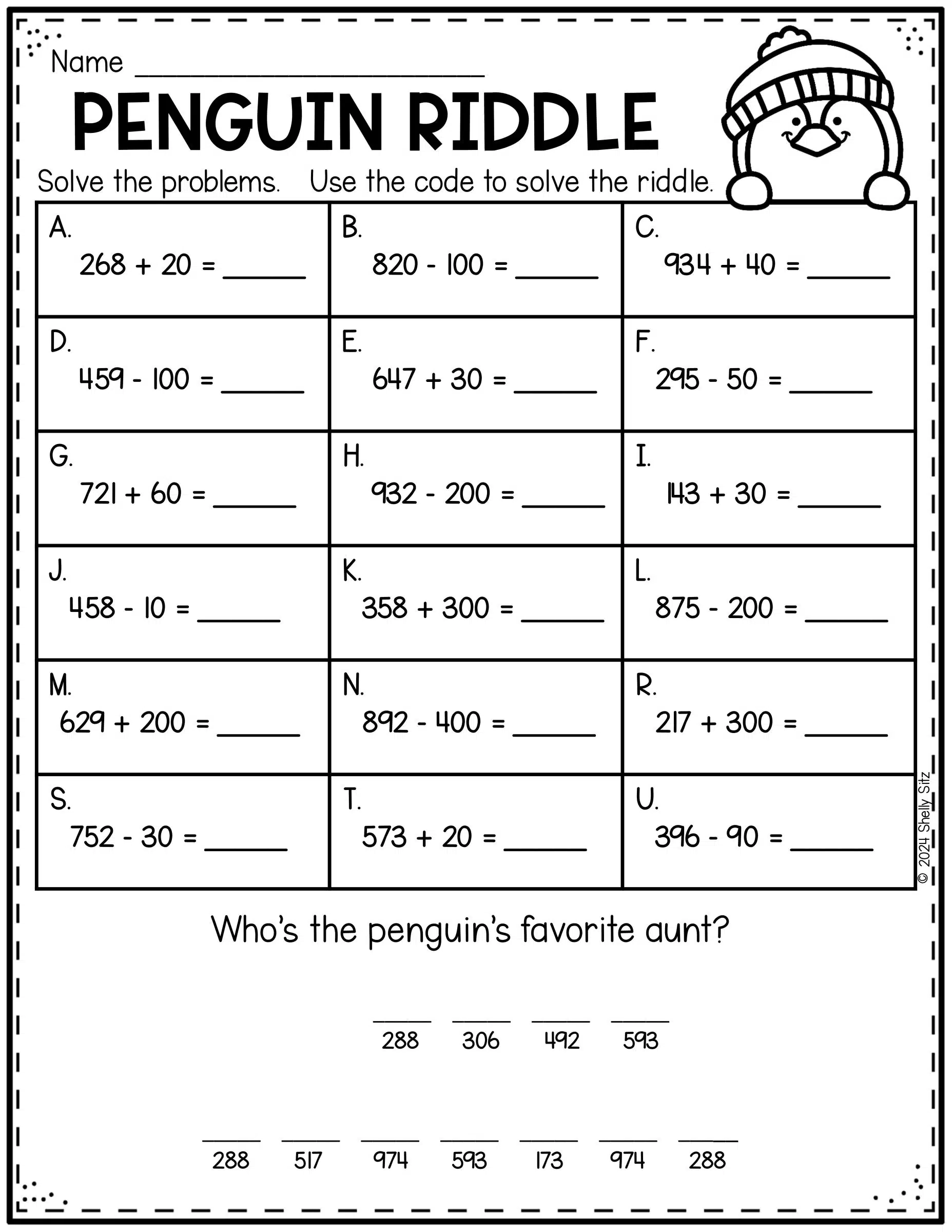Printable 2nd Grade Worksheets Free