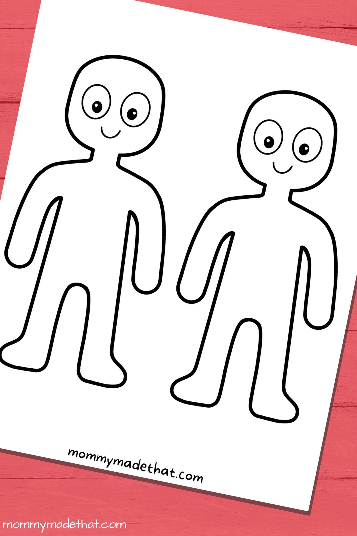Person Outline And Templates Lots Of Free Printables 
