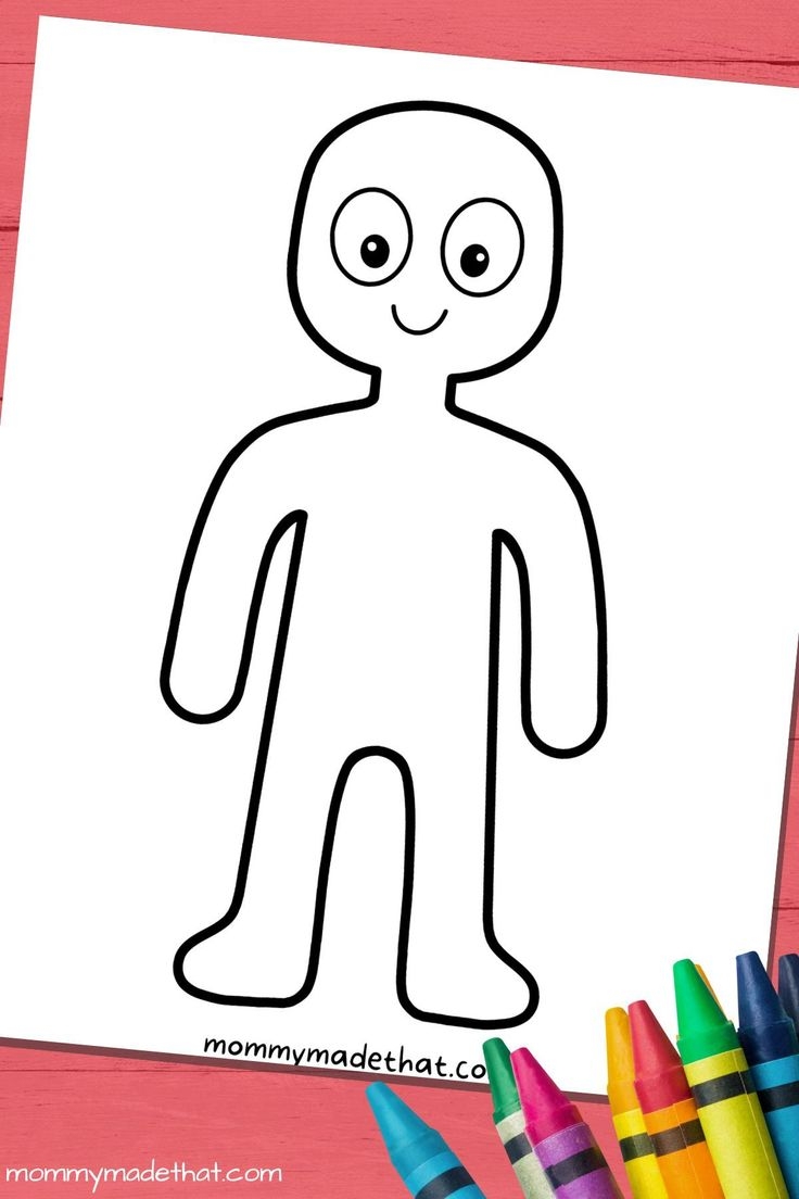 Person Outline And Templates Lots Of Free Printables 