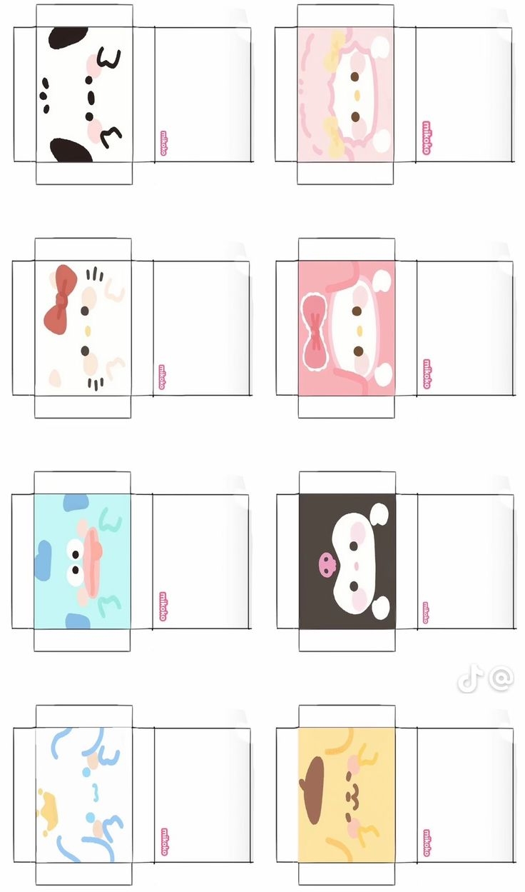 Printable Paper Squishy Template