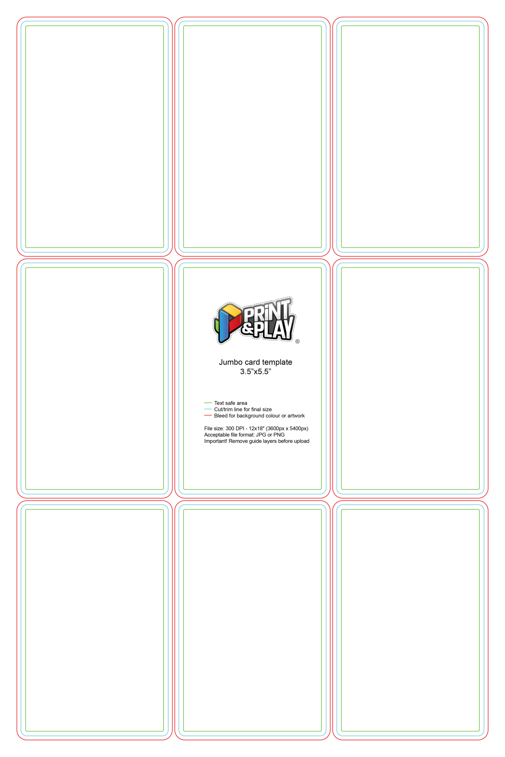 Playing Cards Formatting amp Templates Print amp Play