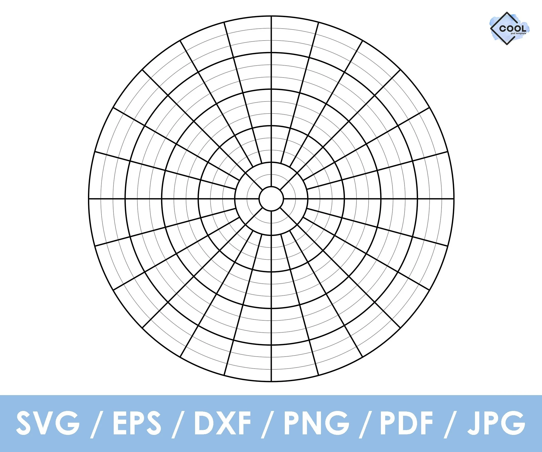 Polar Graph Paper Maker