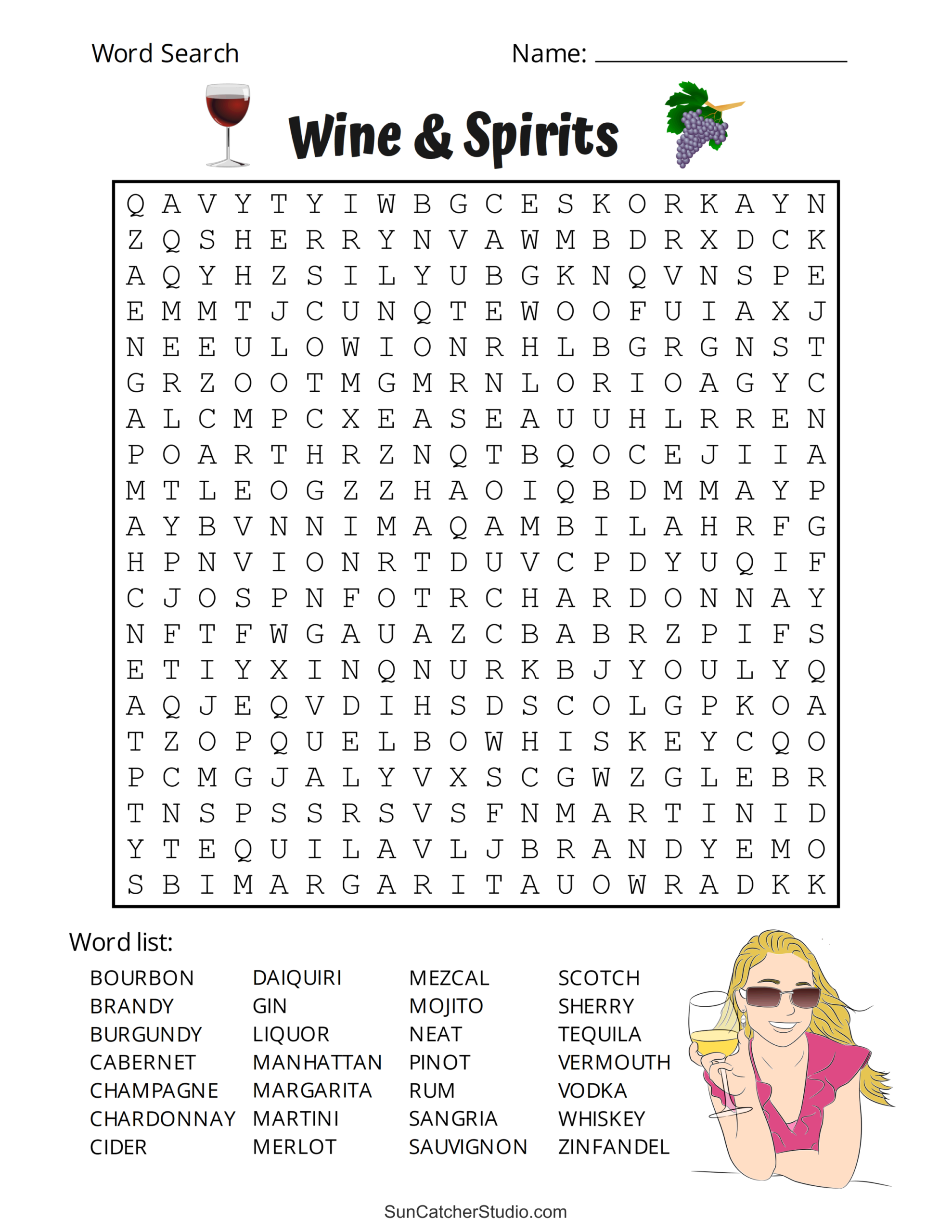 Printable Cross Word Search Puzzles