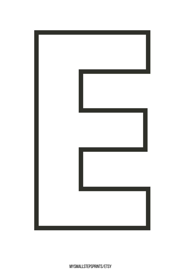 Free Printable 8 Inch Block Letters