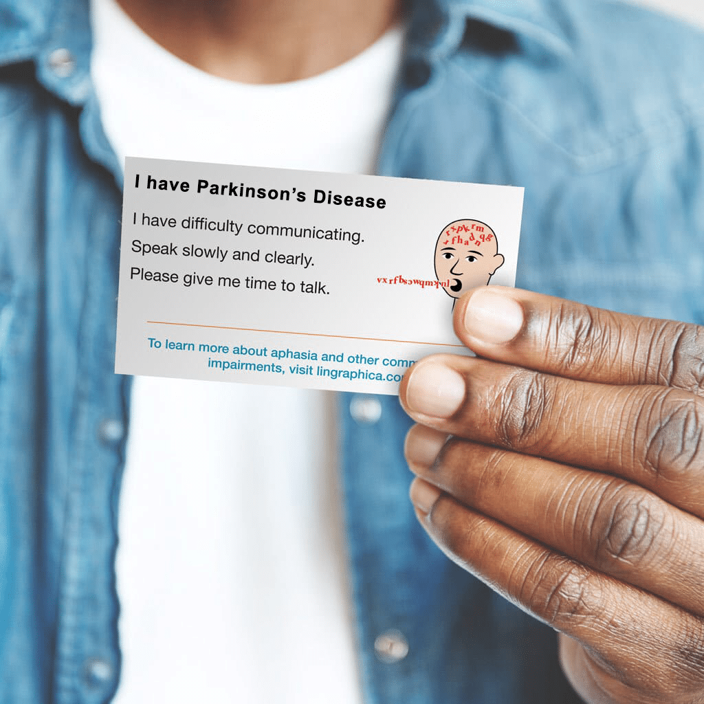 Printable Aphasia ID Card Lingraphica