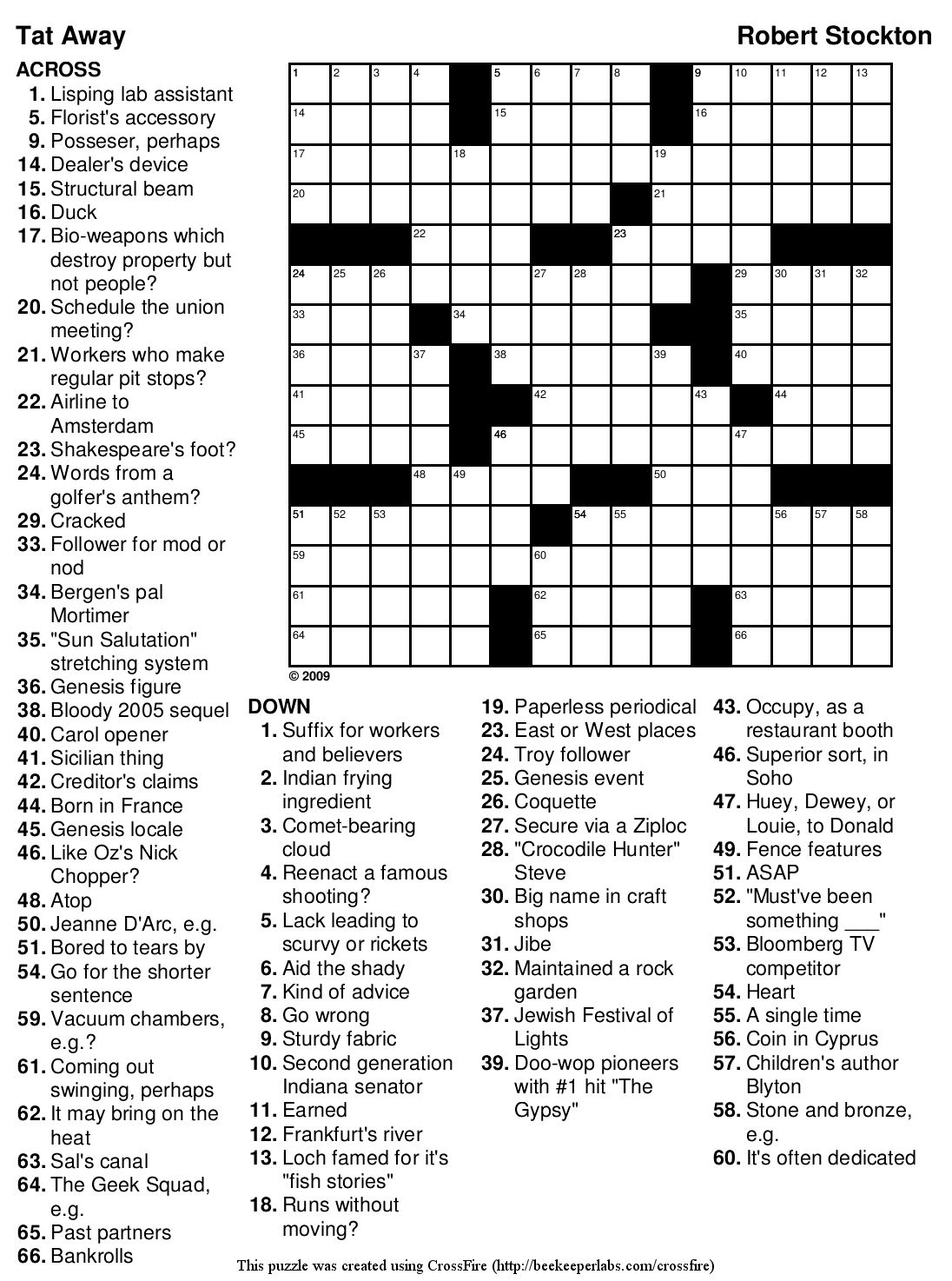 Free Printable Bible Crossword Puzzles Kjv