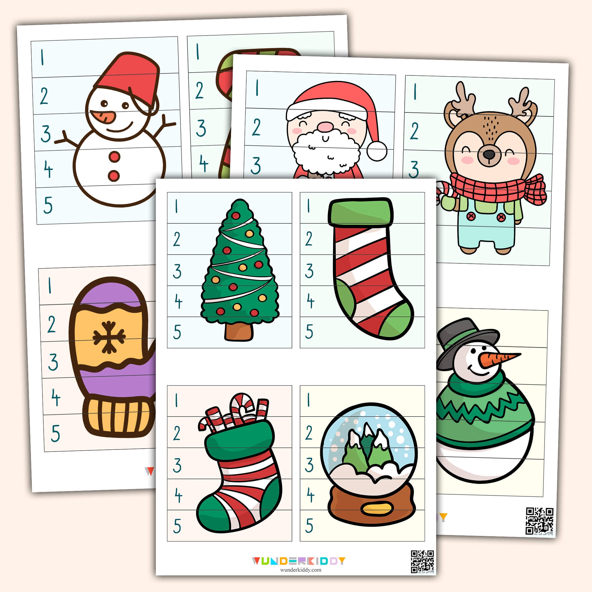 Christmas Puzzles Printable