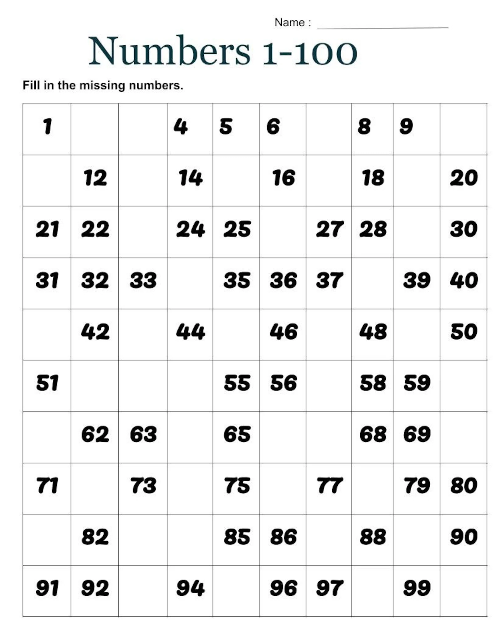 Printable Fill It Ins Printable Party Favors