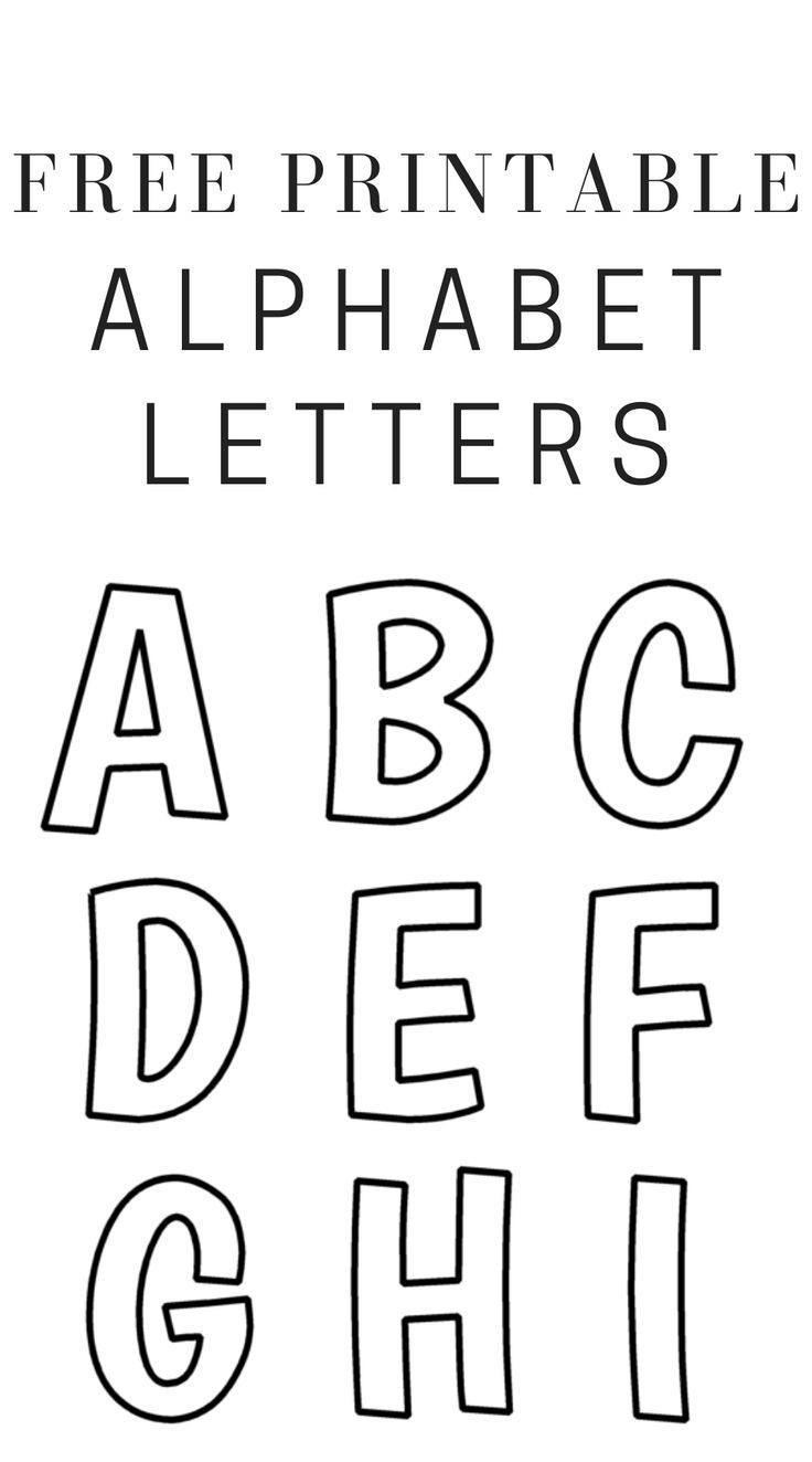 Printable Letter A Template
