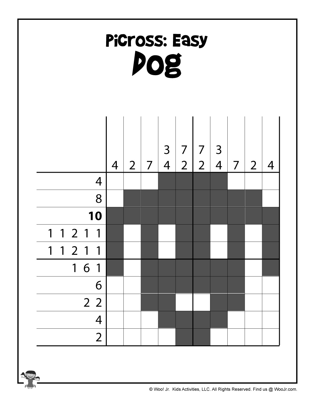 Easy Nonogram Puzzles Printable