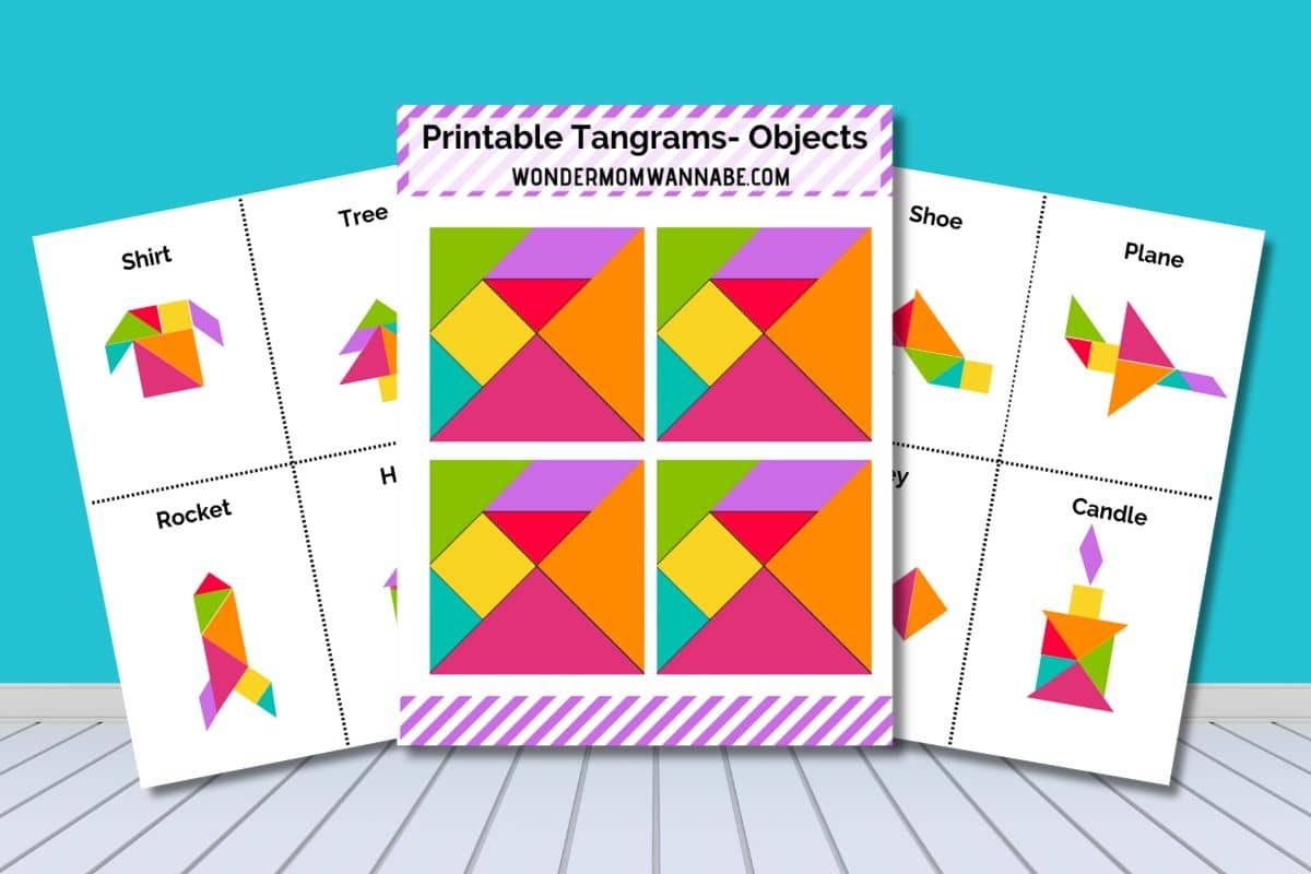 Printable Tangram Objects Fun Activities For Kids
