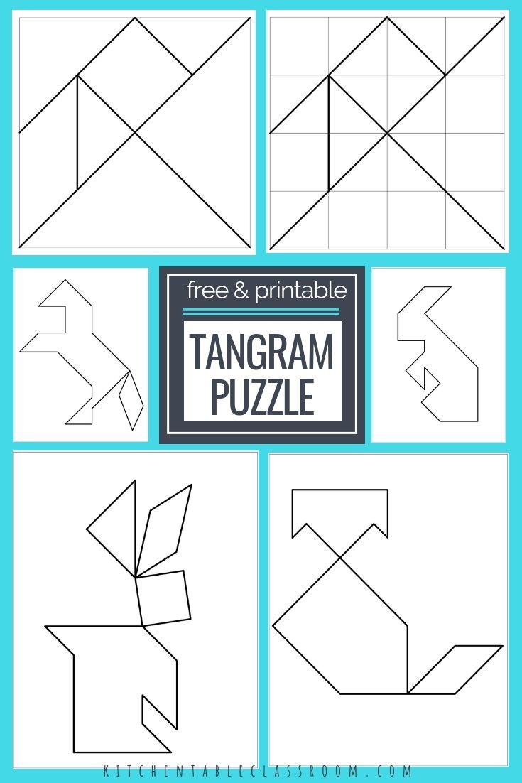 Printable Tangrams An Easy DIY Tangram Template The Kitchen 