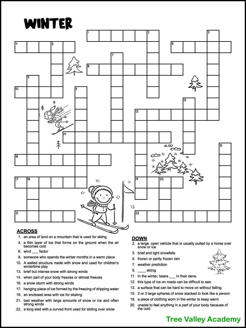 Challenging Crossword Puzzles Printable Free