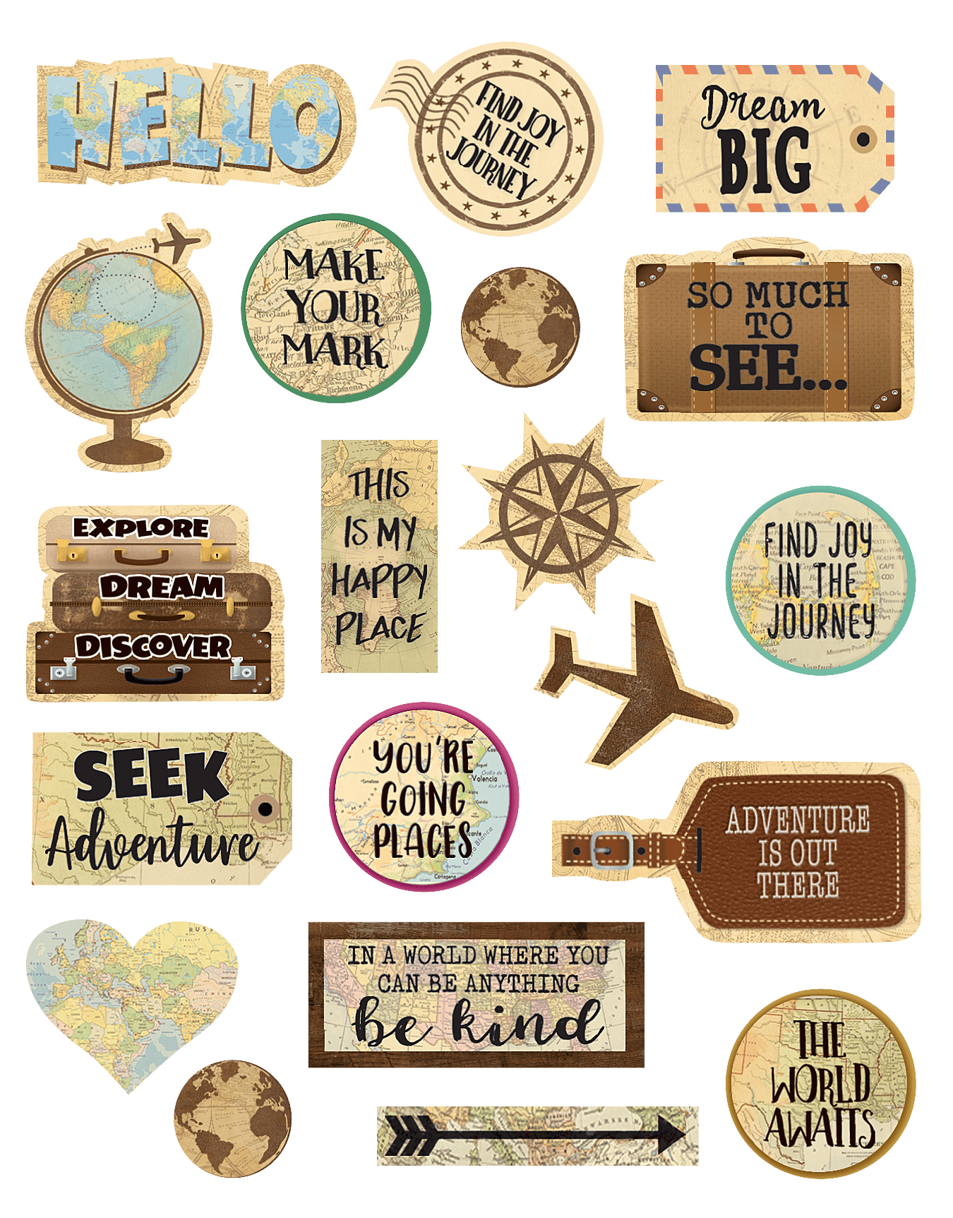 Random Scrapbook Templates Printable Stickers By 