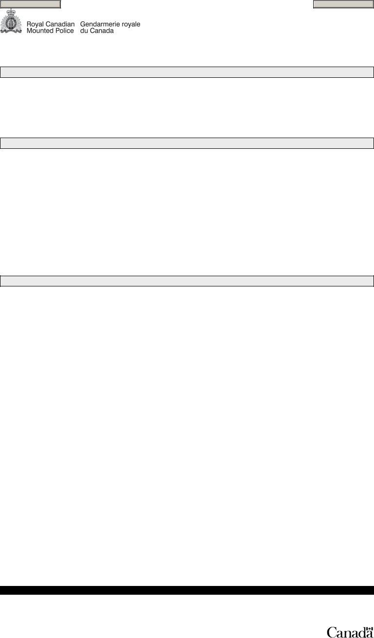 Canadian Form Rcmp Grc 5589e