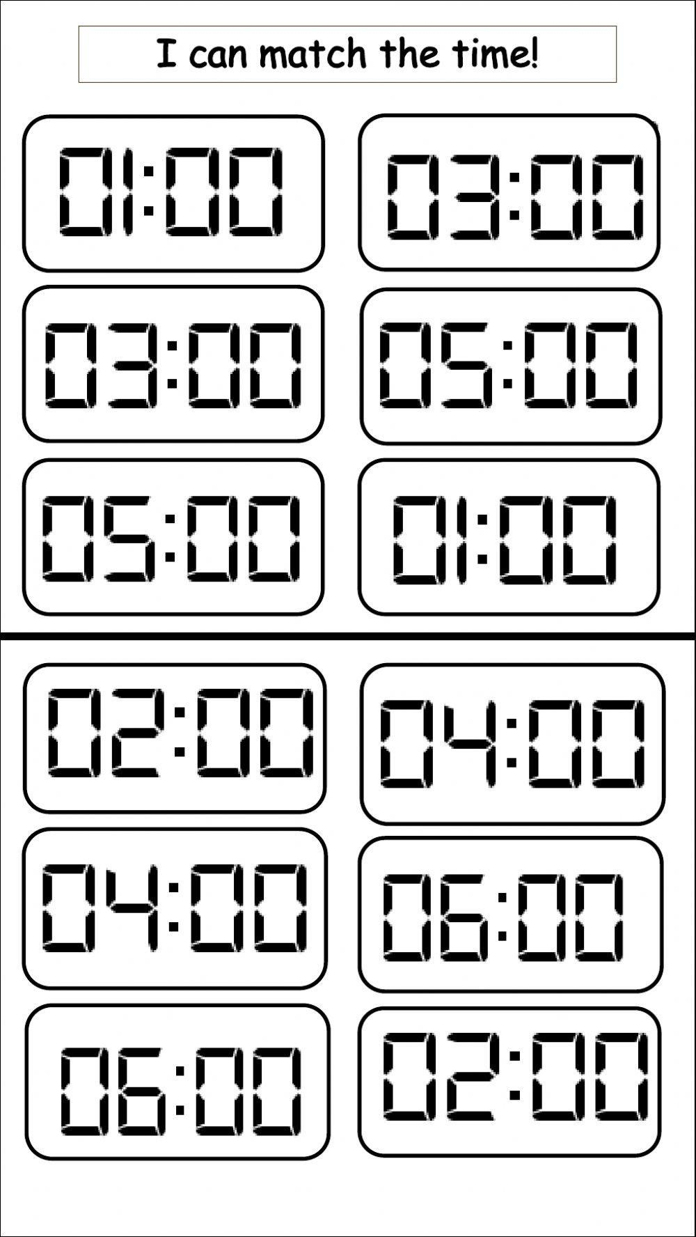 Read The Digital Clock Math Worksheets SplashLearn 