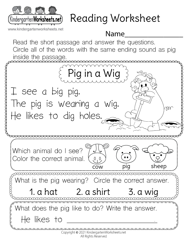 Free Worksheets Printables For Kids