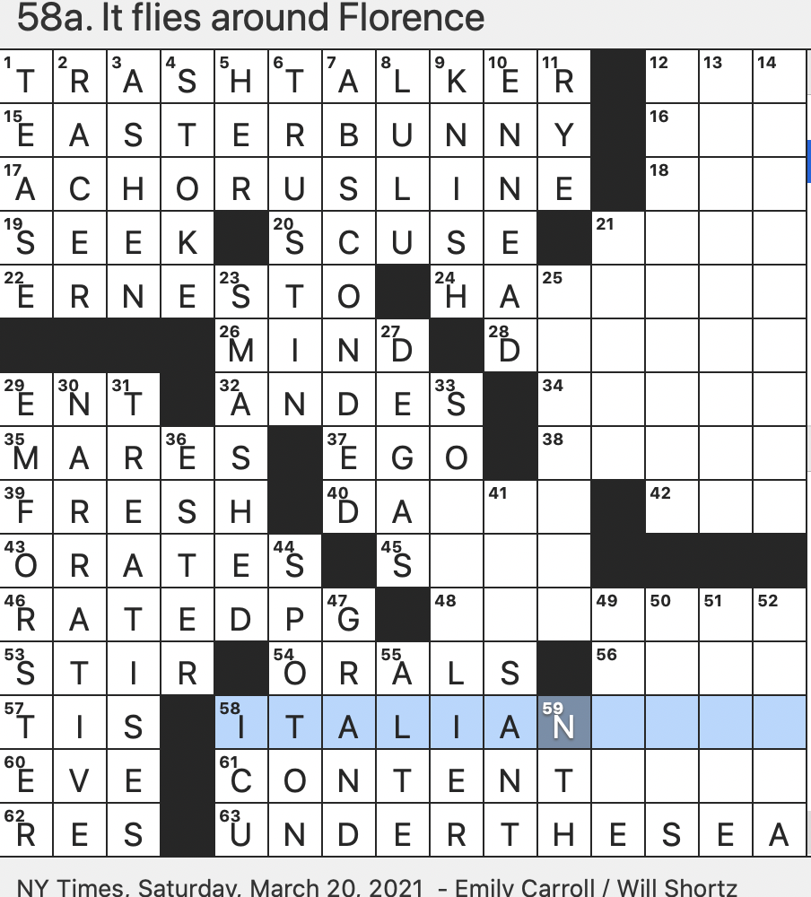 Rex Parker Does The NYT Crossword Puzzle New York College Named 