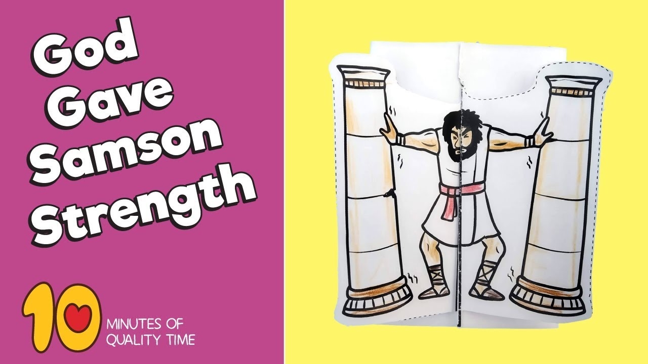 Samson Bible Craft 10 Minutes Of Quality Time