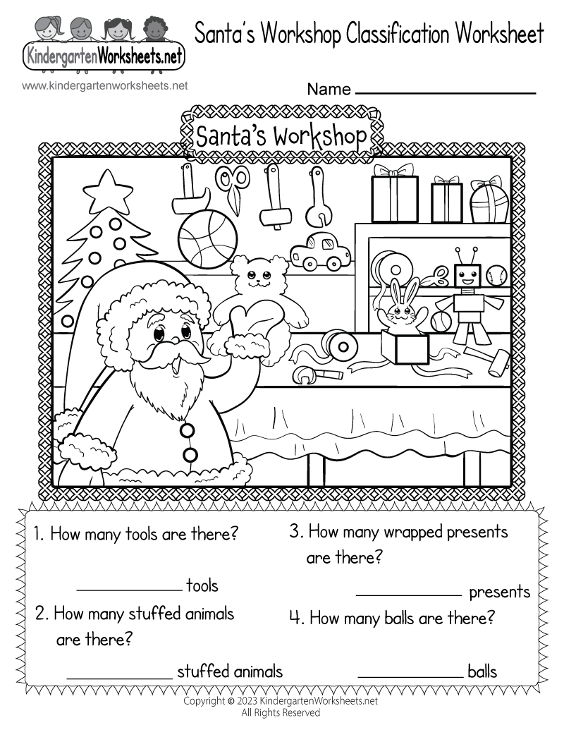 Christmas Printable Worksheets Free